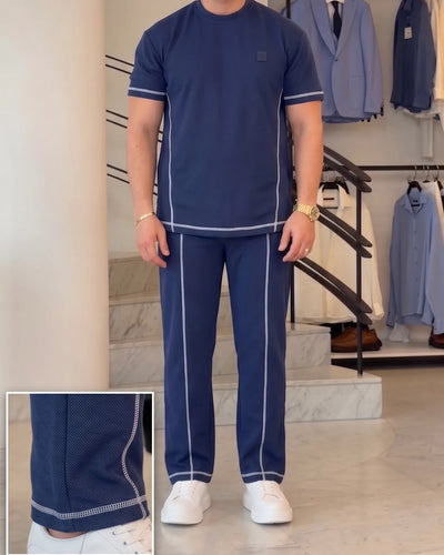 Contrast Stitch Summer Tracksuit