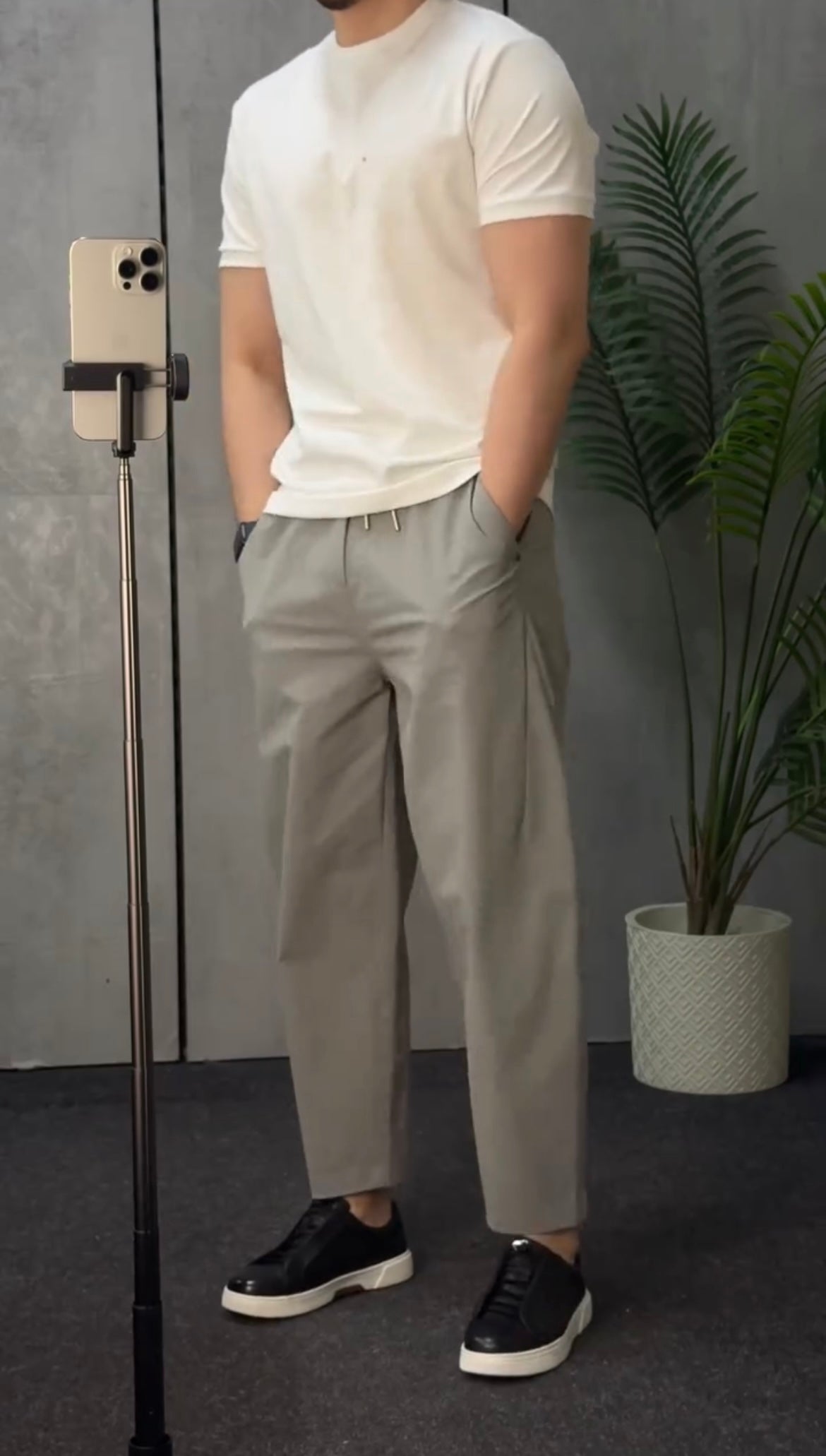 Men's Casual Summer Ankle Trouser